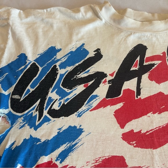 USA 1994 World Cup T Shirt Ritz Red White Blue Vintage Size Large MJT’s As Is - Picture 4 of 12
